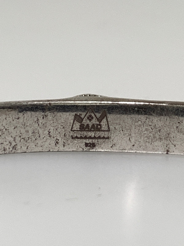 【中古品】【メンズ/レディース】 SAAD サード ターコイズバングル アクセサリー シルバー925 インディアンジュエリー ブレスレット 192-260927-em-37-min カラー：シルバー 万代Net店