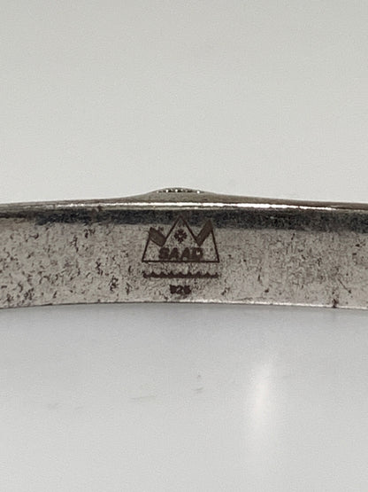 【中古品】【メンズ/レディース】 SAAD サード ターコイズバングル アクセサリー シルバー925 インディアンジュエリー ブレスレット 192-260927-em-37-min カラー：シルバー 万代Net店