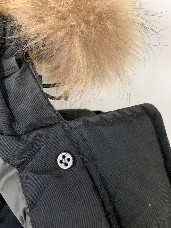 【中古品】【メンズ】 WOOLRICH ウールリッチ アークティックパーカ 防寒 ダウンジャケット ラマークロス メンズ アウター 144-260925-em-36-min サイズ：XXS カラー：ブラック 万代Net店
