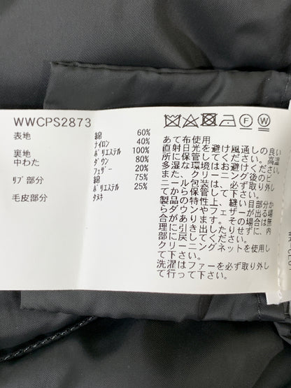 【中古品】【メンズ】 WOOLRICH ウールリッチ アークティックパーカ 防寒 ダウンジャケット ラマークロス メンズ アウター 144-260925-em-36-min サイズ：XXS カラー：ブラック 万代Net店