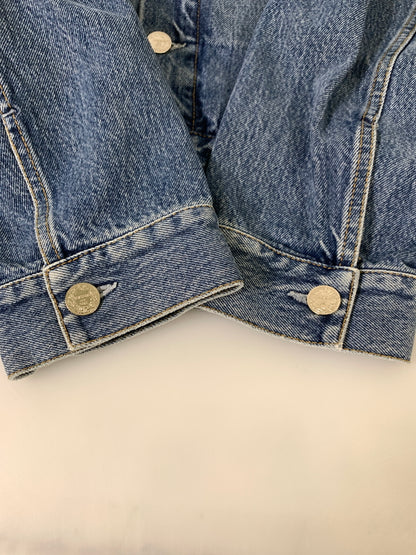【中古品】【メンズ】 VETEMENTS ヴェトモン ARTISANAL HOODED DENIM JACKET SS20JA109 アーティザナル フーデッド デニム ジャケット メンズ アウター Gジャン 141-260925-em-17-min サイズ：S カラー：インディゴ 万代Net店