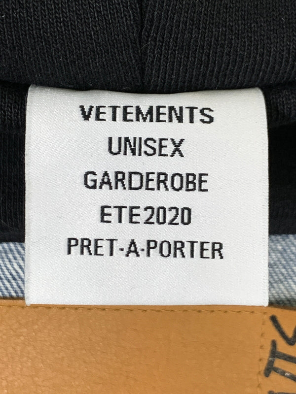 【中古品】【メンズ】 VETEMENTS ヴェトモン ARTISANAL HOODED DENIM JACKET SS20JA109 アーティザナル フーデッド デニム ジャケット メンズ アウター Gジャン 141-260925-em-17-min サイズ：S カラー：インディゴ 万代Net店