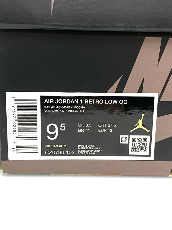 【中古美品】【メンズ】 NIKE ナイキ CZ0790-102 AIR JORDAN 1 RETRO LOW OG 靴 シューズ スニーカー SNEAKERS 160-260926-zi-30-min サイズ：27.5cm カラー：BLACK-DARK MOCHA 万代Net店