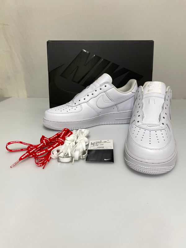 【中古品】【メンズ】 SUPREME シュプリーム × NIKE ナイキ CU9225-100 AIR FORCE 1 LOW SP 靴 シューズ スニーカー SNEAKERS 160-260926-zi-31-min サイズ：27.5cm カラー：WHITE/WHITE 万代Net店