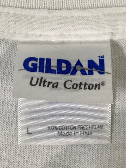 【ジャンク品】【メンズ】 GILDAN ギルダン 00S LEONARD EISENBERG OCTPATH 両面プリント TEE タコ オクトパス 146-261003-ta-41-min サイズ：L カラー：ホワイト 万代Net店
