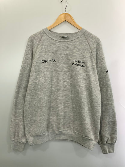 【中古品】【メンズ】 ENNOY エンノイ × 週刊文春 文春リークス SWEATSHIRT スウェット メンズ トップス トレーナー コラボ 140-260925-em-15-min サイズ：M カラー：グレー 万代Net店