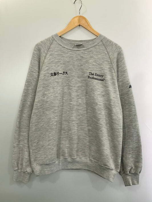 【中古品】【メンズ】 ENNOY エンノイ × 週刊文春 文春リークス SWEATSHIRT スウェット メンズ トップス トレーナー コラボ 140-260925-em-15-min サイズ：M カラー：グレー 万代Net店