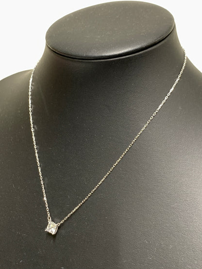 【中古品】【レディース】 SWAROVSKI スワロフスキー ATTRACT NECKLACE 5510696 アトラクト ネックレス スクエアカット クリアクリスタル アクセサリー ジュエリー 192-260927-em-40-min カラー：シルバー 万代Net店