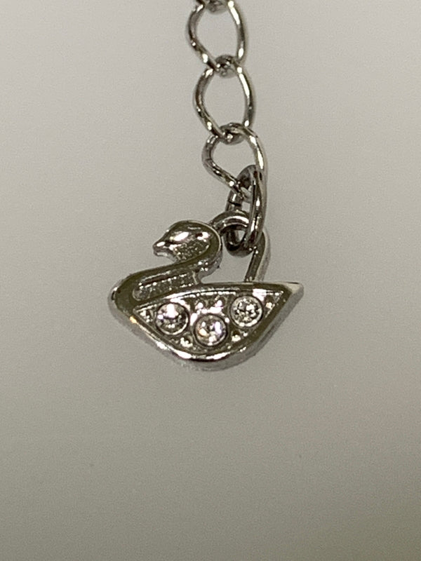 【中古品】【レディース】 SWAROVSKI スワロフスキー ATTRACT NECKLACE 5510696 アトラクト ネックレス スクエアカット クリアクリスタル アクセサリー ジュエリー 192-260927-em-40-min カラー：シルバー 万代Net店