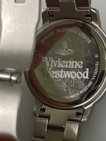 【中古品】【メンズ】 VIIVENNE WESTWOOD ヴィヴィアン ウエストウッド ブルームズベリー アナログ クオーツ腕時計 VV152NVSL 197-261008-KS-21-min カラー：シルバー 万代Net店