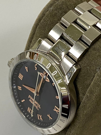 【中古品】【メンズ】 VIIVENNE WESTWOOD ヴィヴィアン ウエストウッド ブルームズベリー アナログ クオーツ腕時計 VV152NVSL 197-261008-KS-21-min カラー：シルバー 万代Net店