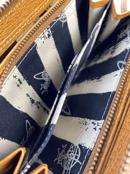 【中古品】【メンズ/レディース】 VIVIENNE WESTWOOD ヴィヴィアン ウエストウッド ショルダーウォレット 財布 188-261004-hu-15-min カラー：キャメル系 万代Net店