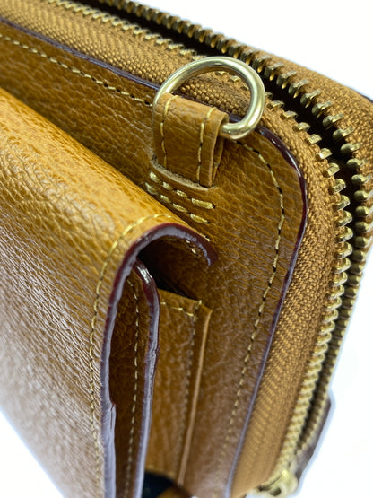 【中古品】【メンズ/レディース】 VIVIENNE WESTWOOD ヴィヴィアン ウエストウッド ショルダーウォレット 財布 188-261004-hu-15-min カラー：キャメル系 万代Net店