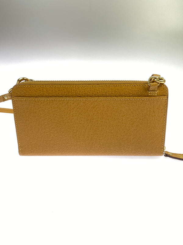 【中古品】【メンズ/レディース】 VIVIENNE WESTWOOD ヴィヴィアン ウエストウッド ショルダーウォレット 財布 188-261004-hu-15-min カラー：キャメル系 万代Net店