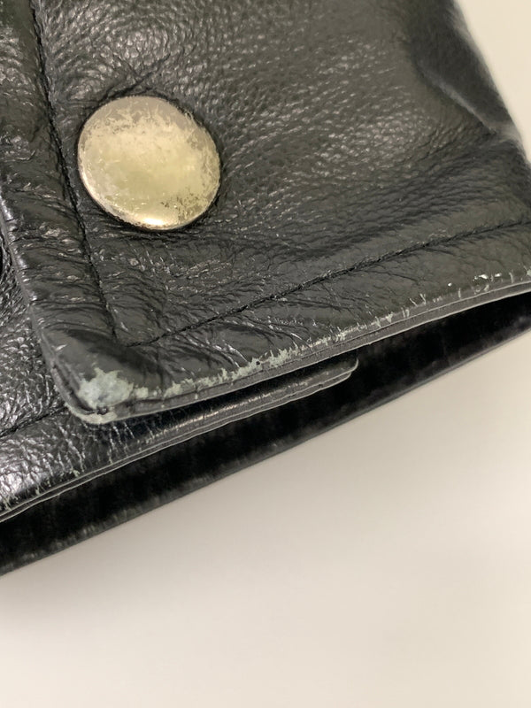 【中古品】【メンズ】 ST JOHN'S BAY セントジョンズベイ LEATHER JACKET レザー ジャケット メンズ アウター 革ジャン ジップアップ 146-260925-em-43-min サイズ：L カラー：ブラック 万代Net店