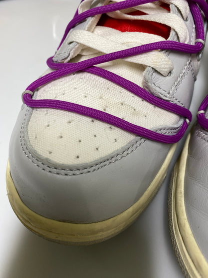 【現状渡し品】【メンズ】 NIKE ナイキ ×OFF-WHITE オフホワイト DM1602-101 DUNK LOW 靴 シューズ スニーカー SNEAKERS 160-260926-zi-29-min サイズ：28cm カラー：NATURAL GREY-MAGENTA 万代Net店