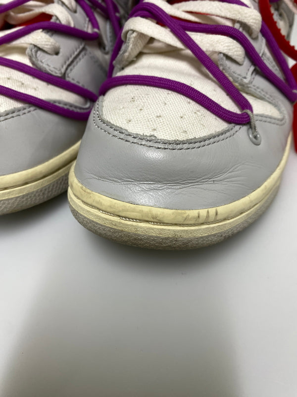 【現状渡し品】【メンズ】 NIKE ナイキ ×OFF-WHITE オフホワイト DM1602-101 DUNK LOW 靴 シューズ スニーカー SNEAKERS 160-260926-zi-29-min サイズ：28cm カラー：NATURAL GREY-MAGENTA 万代Net店