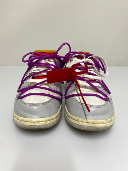 【現状渡し品】【メンズ】 NIKE ナイキ ×OFF-WHITE オフホワイト DM1602-101 DUNK LOW 靴 シューズ スニーカー SNEAKERS 160-260926-zi-29-min サイズ：28cm カラー：NATURAL GREY-MAGENTA 万代Net店