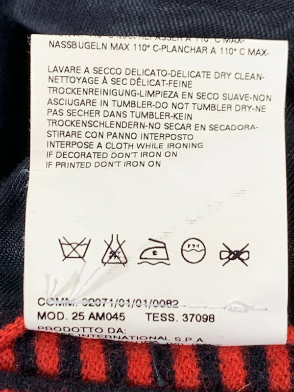 【中古品】【メンズ】 VIVIENNE WESTWOOD MAN ヴィヴィアンウエストウッドマン STRIPE WOOL JACKET ストライプ ウール ジャケット メンズ アウター 羊毛 141-260925-em-20-min サイズ：46 カラー：レッド/ブラック 万代Net店