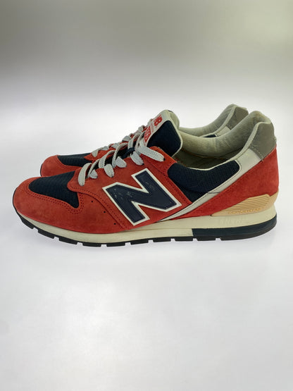 【中古品】【メンズ】 NEW BALANCE ニューバランス × J.CREW ジェイクルー MADE IN U.S.A M996JC4 アメリカ製 スニーカー シューズ 靴 コラボ 162-260927-em-08-min サイズ：28.0cm カラー：レッド/ネイビー/グレー 万代Net店