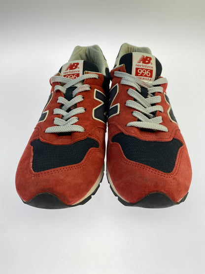 【中古品】【メンズ】 NEW BALANCE ニューバランス × J.CREW ジェイクルー MADE IN U.S.A M996JC4 アメリカ製 スニーカー シューズ 靴 コラボ 162-260927-em-08-min サイズ：28.0cm カラー：レッド/ネイビー/グレー 万代Net店