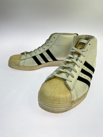 【中古品】【メンズ】 ADIDAS アディダス PRO MODEL VINTAGE DLX B35246 プロモデル ヴィンテージ デラックス スニーカー 靴 シューズ 161-260927-em-04-min サイズ：28.0cm カラー：ホワイト/ブラック 万代Net店