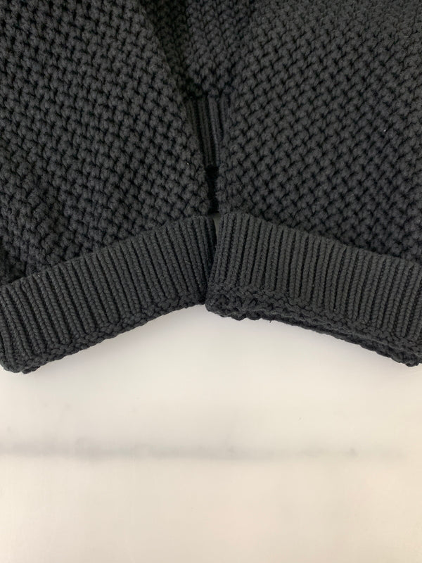 【中古品】【メンズ】 SUPREME シュプリーム 24FW WAFFLE SMALL BOX SWEATER ワッフル スモール ボックス セーター メンズ トップス ニット 149-260925-em-19-min サイズ：XL カラー：ブラック 万代Net店