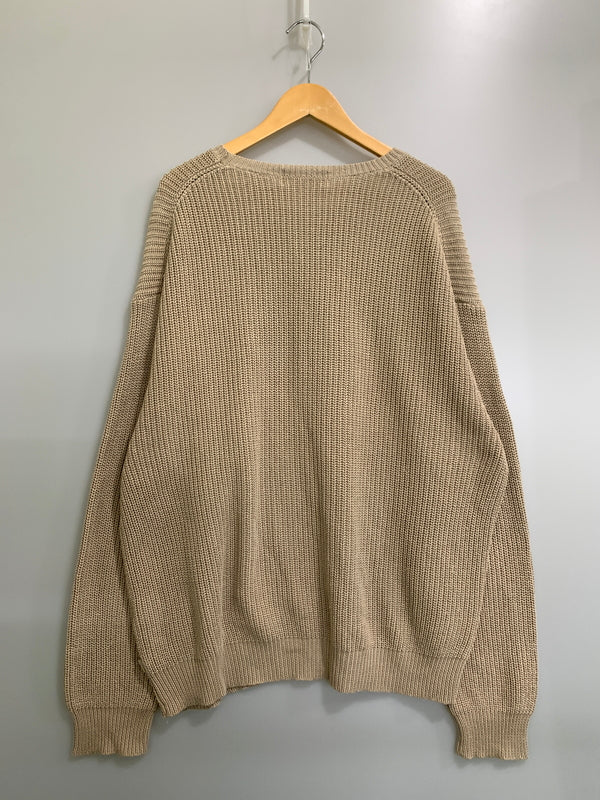 【中古品】【メンズ】 SUPREME シュプリーム × COMME DES GARCONS SHIRT コムデギャルソン・シャツ SWEATER TAN セーター タン ニット メンズ トップス 149-260925-em-18-min サイズ：X カラー：ライトブラウン 万代Net店