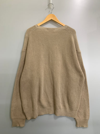 【中古品】【メンズ】 SUPREME シュプリーム × COMME DES GARCONS SHIRT コムデギャルソン・シャツ SWEATER TAN セーター タン ニット メンズ トップス 149-260925-em-18-min サイズ：X カラー：ライトブラウン 万代Net店
