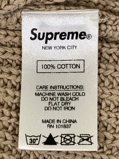 【中古品】【メンズ】 SUPREME シュプリーム × COMME DES GARCONS SHIRT コムデギャルソン・シャツ SWEATER TAN セーター タン ニット メンズ トップス 149-260925-em-18-min サイズ：X カラー：ライトブラウン 万代Net店