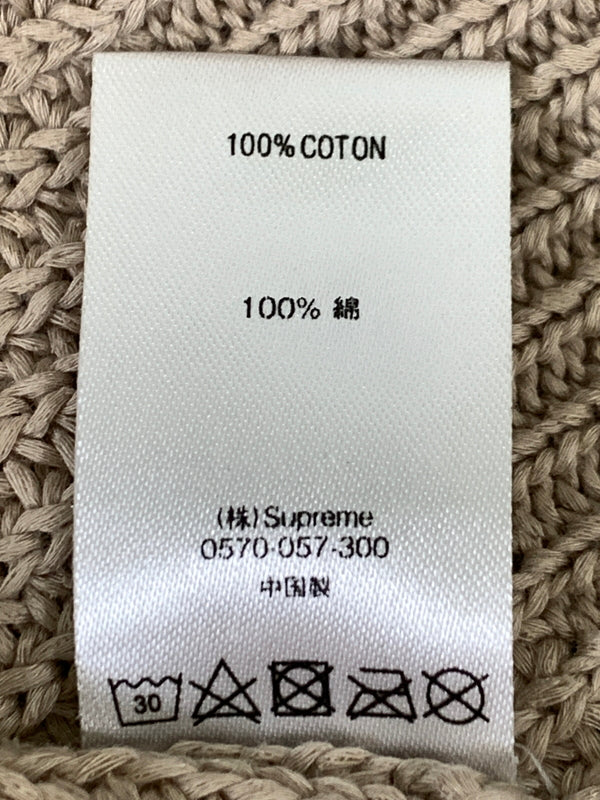 【中古品】【メンズ】 SUPREME シュプリーム × COMME DES GARCONS SHIRT コムデギャルソン・シャツ SWEATER TAN セーター タン ニット メンズ トップス 149-260925-em-18-min サイズ：X カラー：ライトブラウン 万代Net店