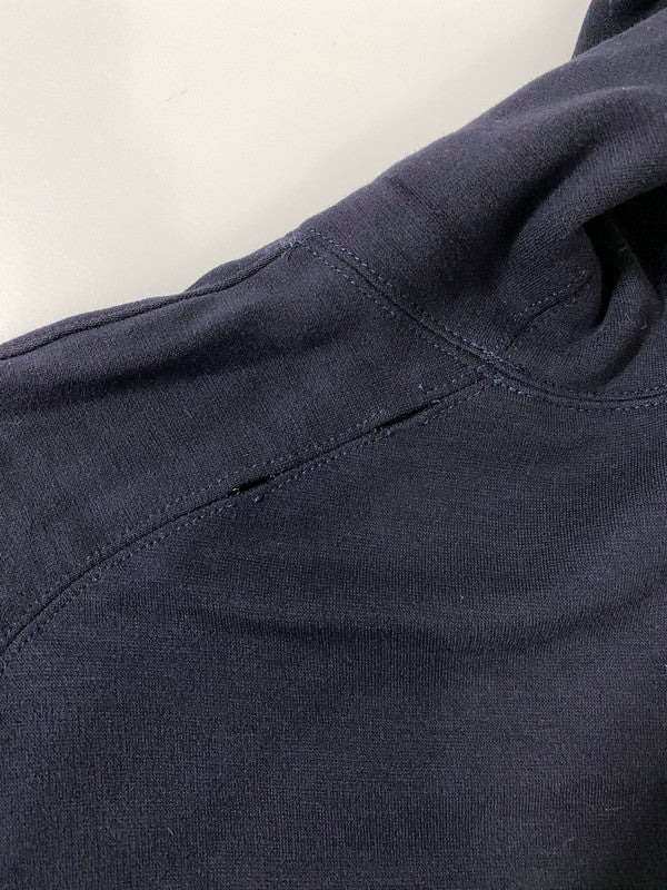 【中古品】【メンズ】 JIL SANDER ジルサンダー 09AW HOODIE RAF SIMONS期 プルオーバーフーディー トップス 141-260930-yn-16-min サイズ：L カラー：ダークネイビー 万代Net店