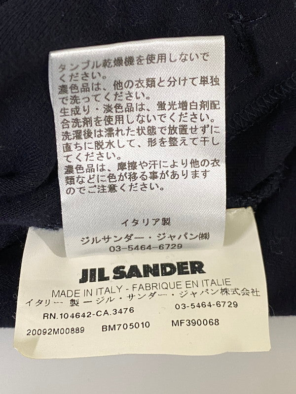 【中古品】【メンズ】 JIL SANDER ジルサンダー 09AW HOODIE RAF SIMONS期 プルオーバーフーディー トップス 141-260930-yn-16-min サイズ：L カラー：ダークネイビー 万代Net店