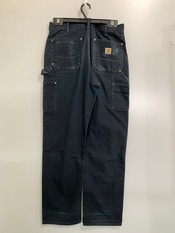 【中古品】【メンズ】 CARHARTT カーハート DUCK DOUBLE KNEE PAINTER PANTS B01 ダック ダブルニー ペインターパンツ メンズ ボトムス 157-260925-em-26-min サイズ：32×32 カラー：ブラック 万代Net店