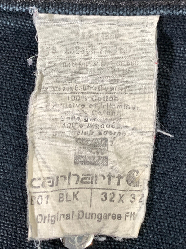 【中古品】【メンズ】 CARHARTT カーハート DUCK DOUBLE KNEE PAINTER PANTS B01 ダック ダブルニー ペインターパンツ メンズ ボトムス 157-260925-em-26-min サイズ：32×32 カラー：ブラック 万代Net店