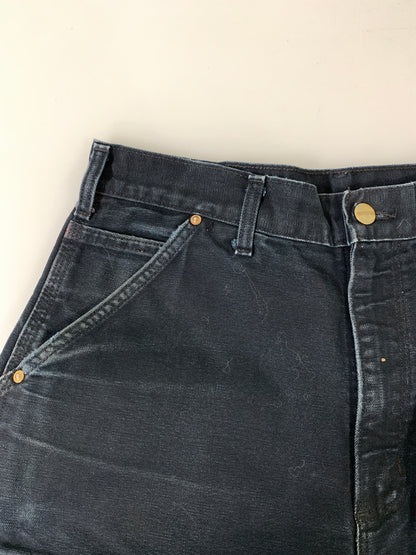 【中古品】【メンズ】 CARHARTT カーハート DUCK DOUBLE KNEE PAINTER PANTS B01 ダック ダブルニー ペインターパンツ メンズ ボトムス 157-260925-em-26-min サイズ：32×32 カラー：ブラック 万代Net店
