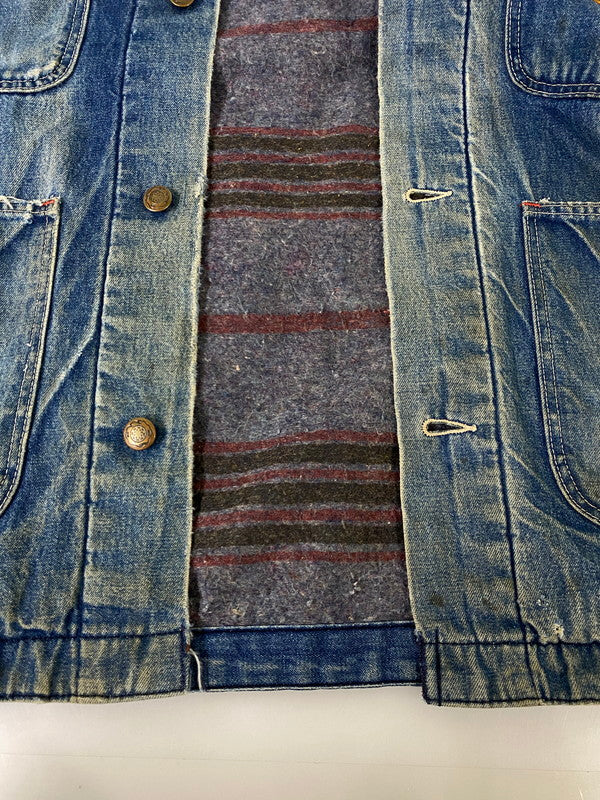 【現状渡し品】【メンズ】 BIG BEN ビッグベン 70-80S DENIM COVERALL デニム カバーオール 146-260926-zi-11-min サイズ：不明 カラー：インディゴ 万代Net店