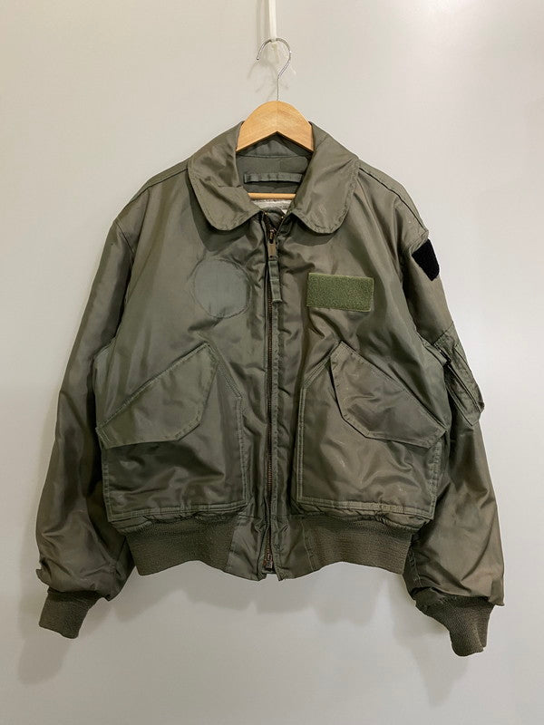 【現状渡し品】【メンズ】 MILITARY ミリタリー DLA100-87-C-0753 FLIGHT JACKET フライトジャケット アウター 146-260926-zi-15-min サイズ：L カラー：グリーンカーキ 万代Net店