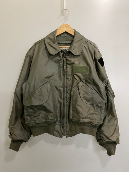 【現状渡し品】【メンズ】 MILITARY ミリタリー DLA100-87-C-0753 FLIGHT JACKET フライトジャケット アウター 146-260926-zi-15-min サイズ：L カラー：グリーンカーキ 万代Net店