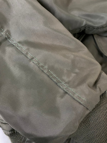 【現状渡し品】【メンズ】 MILITARY ミリタリー DLA100-87-C-0753 FLIGHT JACKET フライトジャケット アウター 146-260926-zi-15-min サイズ：L カラー：グリーンカーキ 万代Net店
