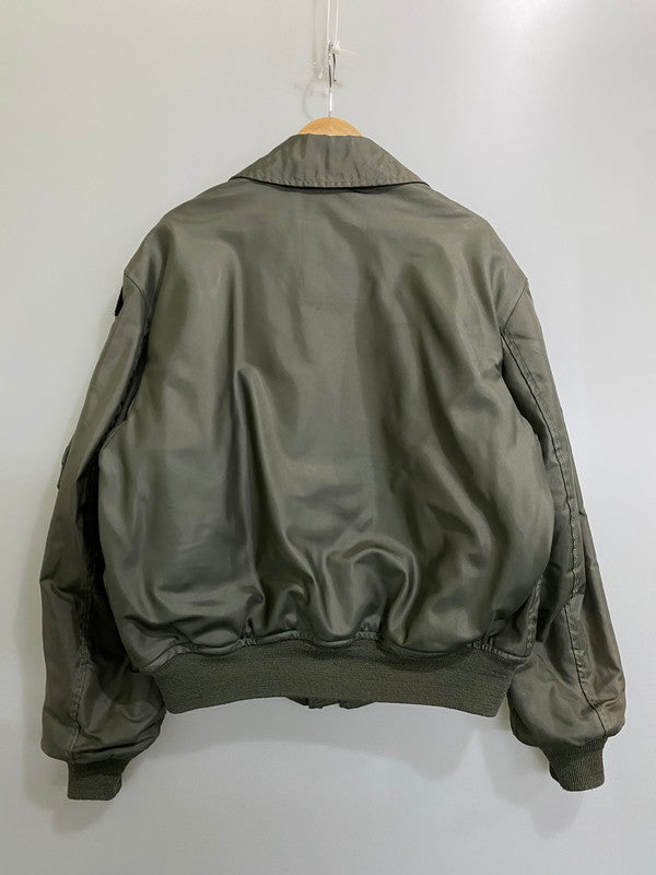 【現状渡し品】【メンズ】 MILITARY ミリタリー DLA100-87-C-0753 FLIGHT JACKET フライトジャケット アウター 146-260926-zi-15-min サイズ：L カラー：グリーンカーキ 万代Net店