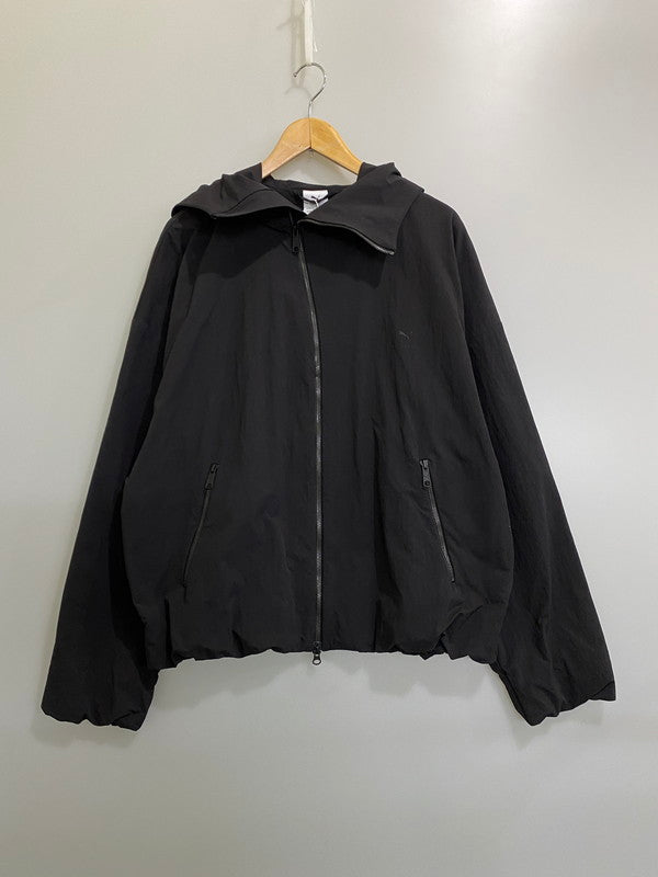 【中古美品】【メンズ】 FUMITO GANRYU フミト ガンリュウ × PUMA DRIFTER HOODIE FU14-BL-101 プーマ ドリフターフーディー アウター 140-260930-yn-11-min サイズ：XL カラー：ブラック 万代Net店