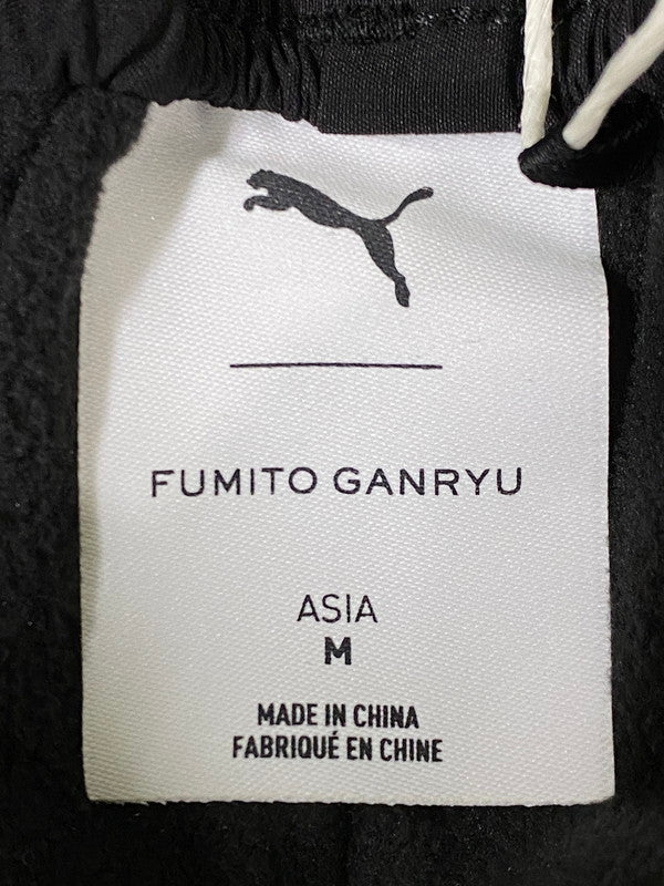【中古美品】【メンズ】 FUMITO GANRYU フミト ガンリュウ × PUMA BAGGY SLACKS プーマ バギー スラックス パンツ ボトムス 151-260930-yn-03-min サイズ：M カラー：ブラック 万代Net店