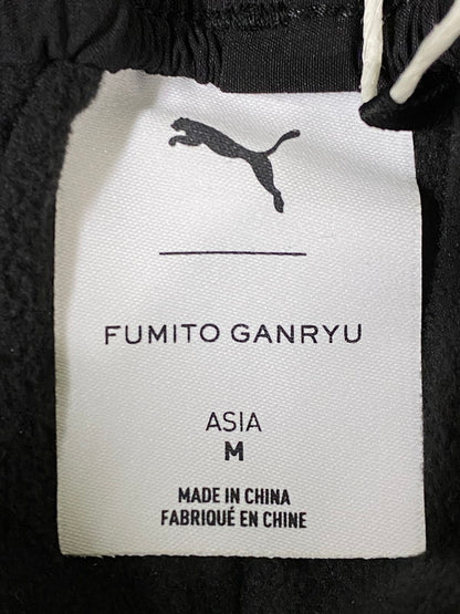 【中古美品】【メンズ】 FUMITO GANRYU フミト ガンリュウ × PUMA BAGGY SLACKS プーマ バギー スラックス パンツ ボトムス 151-260930-yn-03-min サイズ：M カラー：ブラック 万代Net店