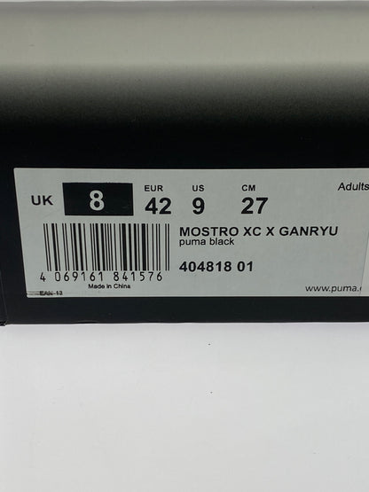 【中古美品】【メンズ】 FUMITO GANRYU フミト ガンリュウ × PUMA プーマ MOSTRO XC モストロ メンズ スニーカー 靴 シューズ コラボ 162-261007-em-02-min サイズ：27.0cm カラー：ブラック 万代Net店
