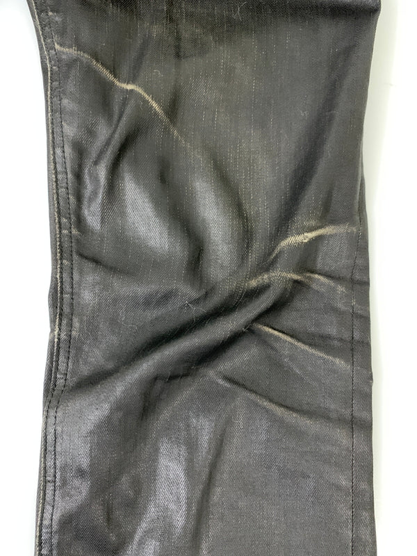 【現状渡し品】【メンズ】 BURBERRY BLACK LABEL バーバリーブラックレーベル コーティングスキニー BMS24-350-09 スキニーパンツ メンズ ボトムス 152-260925-em-29-min サイズ：85 カラー：ブラック 万代Net店