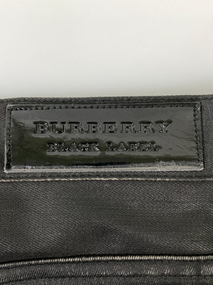 【現状渡し品】【メンズ】 BURBERRY BLACK LABEL バーバリーブラックレーベル コーティングスキニー BMS24-350-09 スキニーパンツ メンズ ボトムス 152-260925-em-29-min サイズ：85 カラー：ブラック 万代Net店
