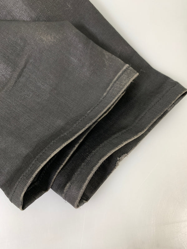 【現状渡し品】【メンズ】 BURBERRY BLACK LABEL バーバリーブラックレーベル コーティングスキニー BMS24-350-09 スキニーパンツ メンズ ボトムス 152-260925-em-29-min サイズ：85 カラー：ブラック 万代Net店