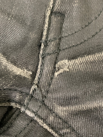 【現状渡し品】【メンズ】 BURBERRY BLACK LABEL バーバリーブラックレーベル コーティングスキニー BMS24-350-09 スキニーパンツ メンズ ボトムス 152-260925-em-29-min サイズ：85 カラー：ブラック 万代Net店
