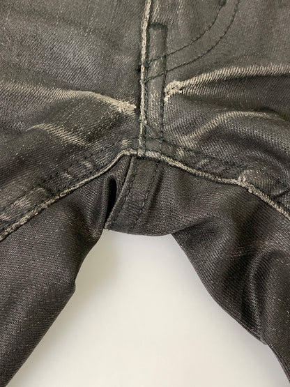 【現状渡し品】【メンズ】 BURBERRY BLACK LABEL バーバリーブラックレーベル コーティングスキニー BMS24-350-09 スキニーパンツ メンズ ボトムス 152-260925-em-29-min サイズ：85 カラー：ブラック 万代Net店